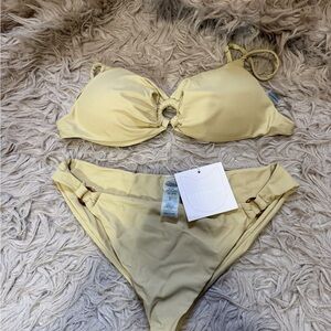 Kittenish Tan Bikini Set